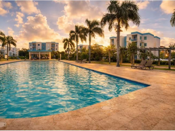 Apartamento en venta en Punta Cana, 2 habitaciones amueblado, cómodo, con excelente ubicación y potencial de ingresos desde el primer día.