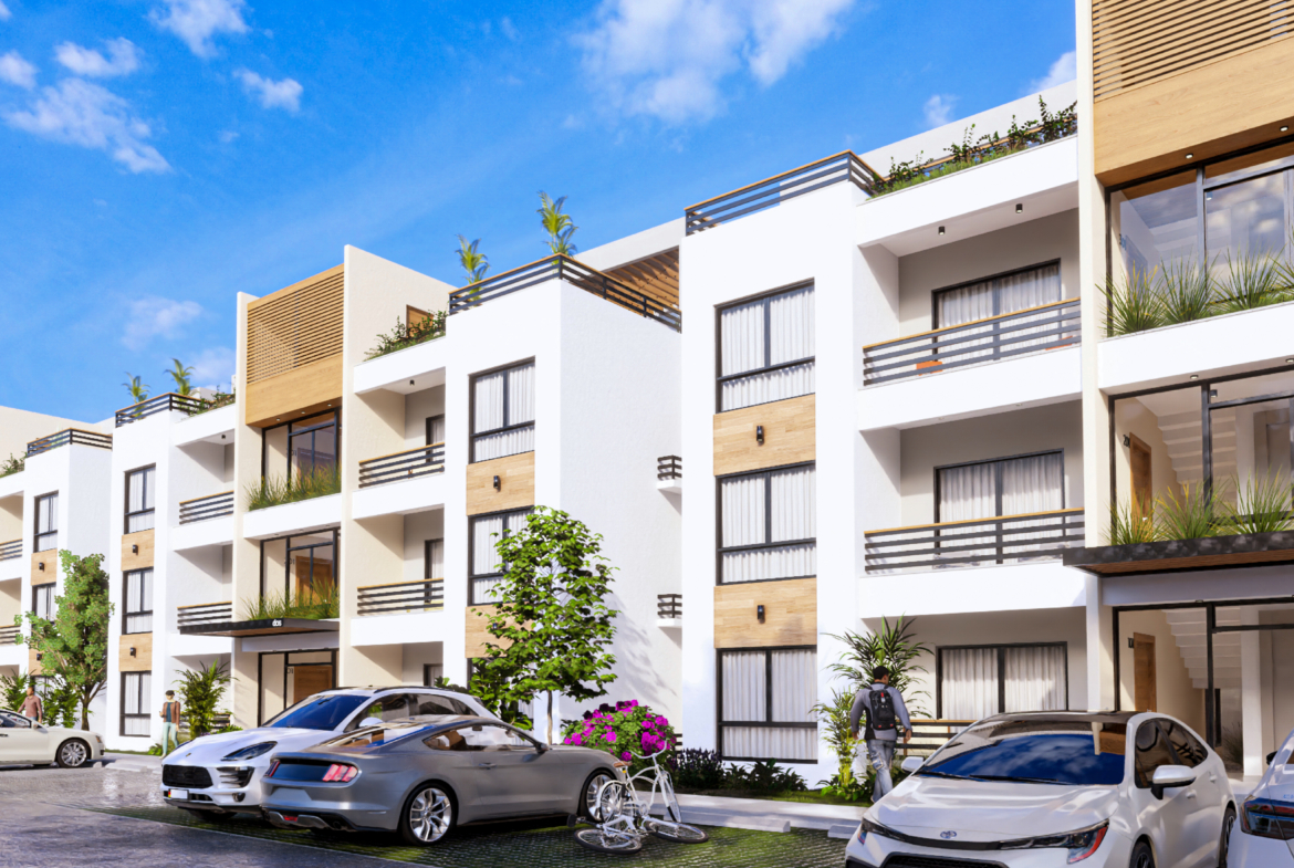 Hermosos apartamentos para el retiro, inversión o para vivienda principal en Punta Cana, a pocos minutos del centro de la cuidad