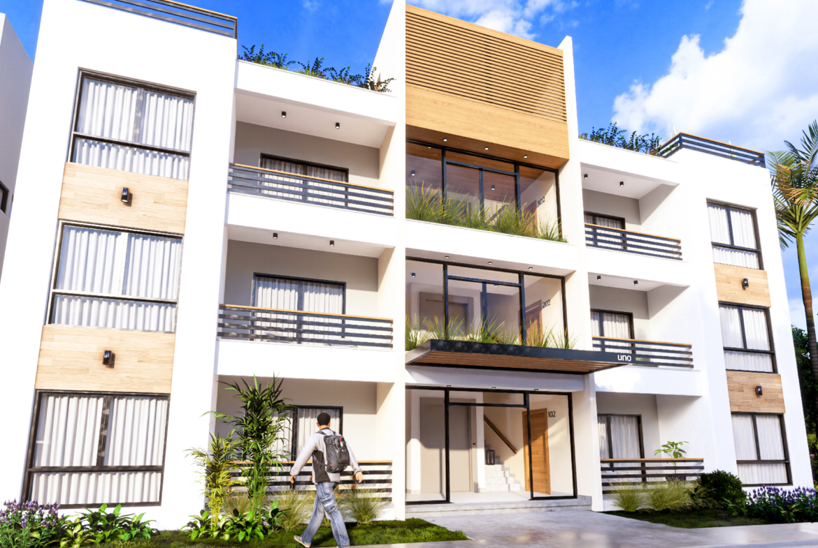 Hermosos apartamentos para el retiro, inversión o para vivienda principal en Punta Cana, a pocos minutos del centro de la cuidad