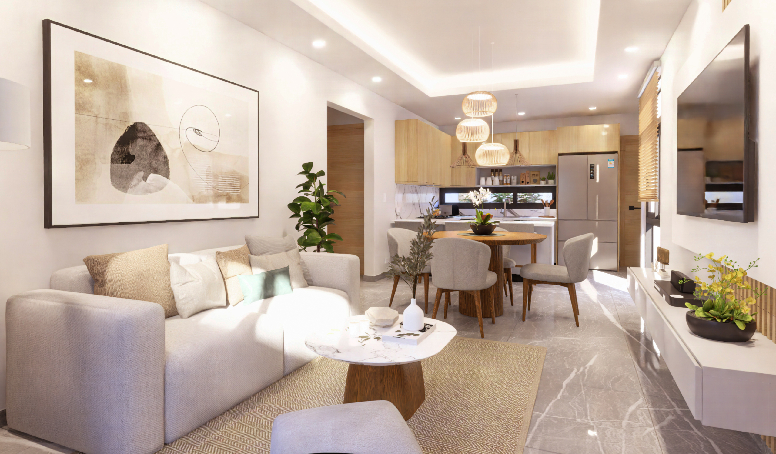 Hermosos apartamentos para el retiro, inversión o para vivienda principal en Punta Cana, a pocos minutos del centro de la cuidad