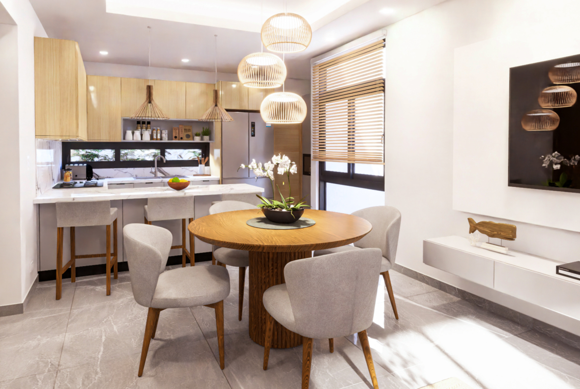 Hermosos apartamentos para el retiro, inversión o para vivienda principal en Punta Cana, a pocos minutos del centro de la cuidad