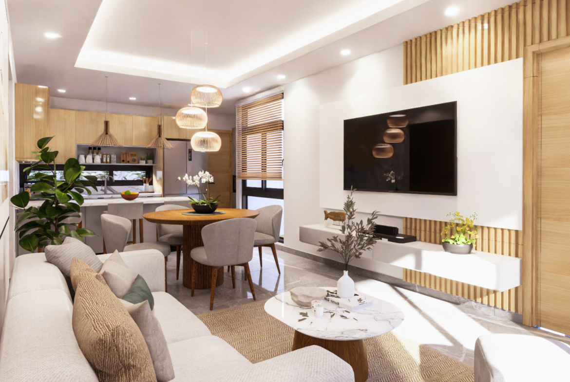Hermosos apartamentos para el retiro, inversión o para vivienda principal en Punta Cana, a pocos minutos del centro de la cuidad