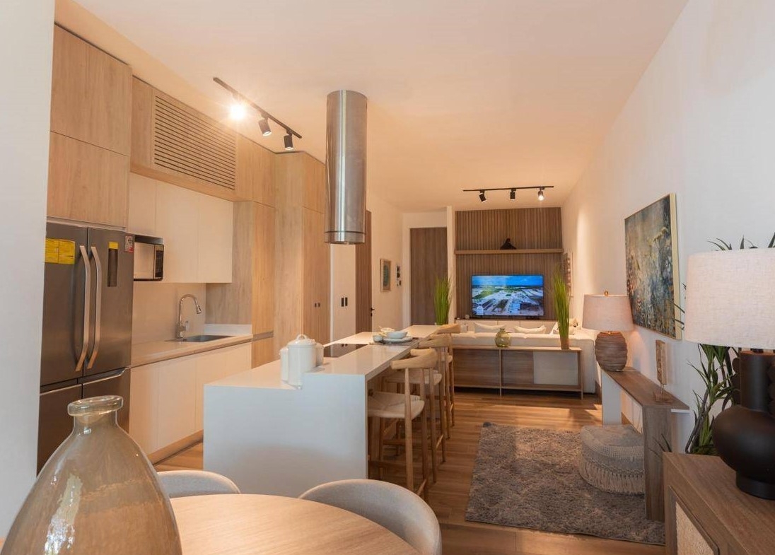Apartamentos tipo estudio, y desde 1 habitación hasta 3 habitaciones