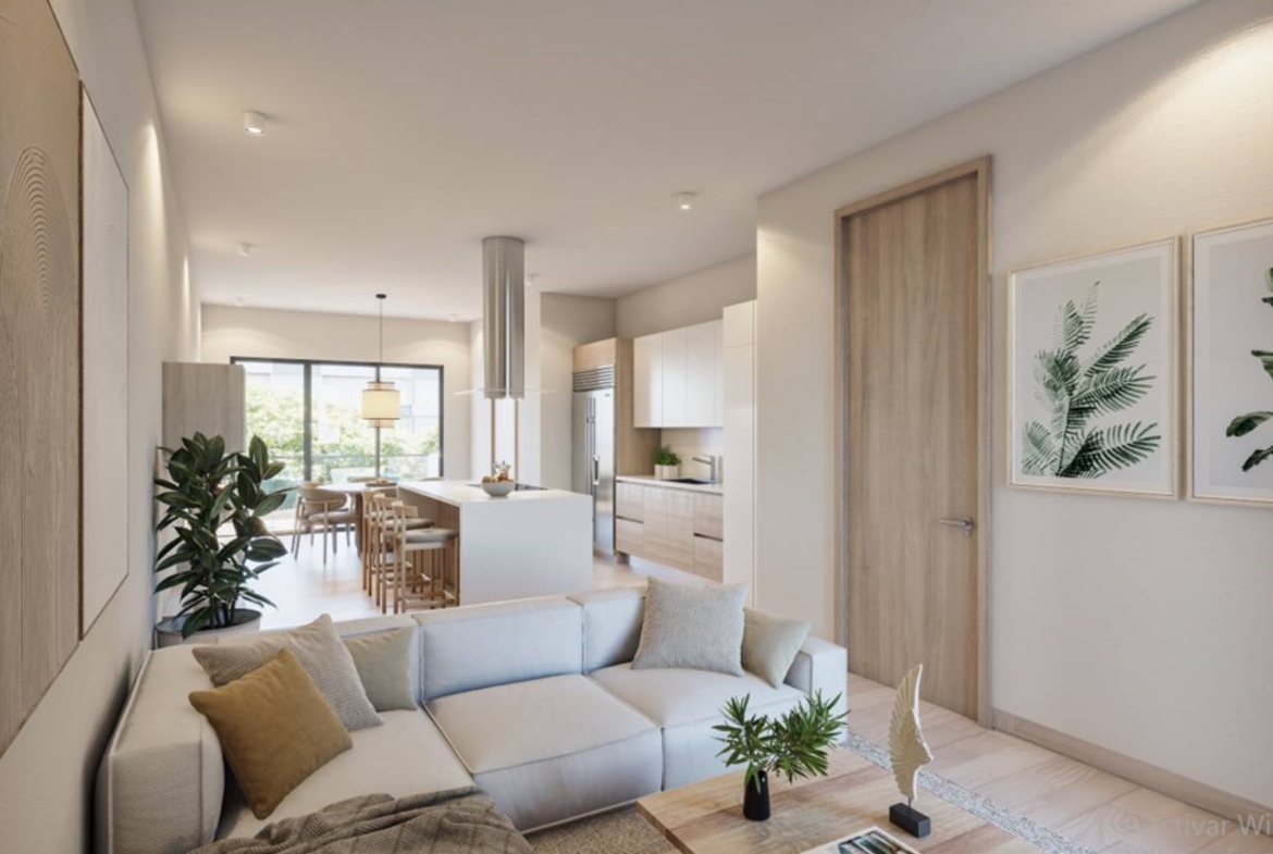 Apartamentos tipo estudio, y desde 1 habitación hasta 3 habitaciones