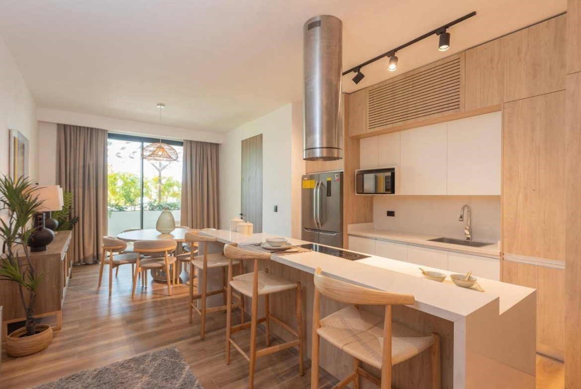 Apartamentos tipo estudio, y desde 1 habitación hasta 3 habitaciones