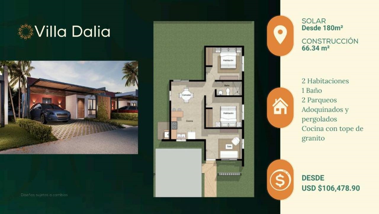 10A Ciudad del Sol – Sunset Gardens Casas y townhouses de bajo costo en Punta Cana