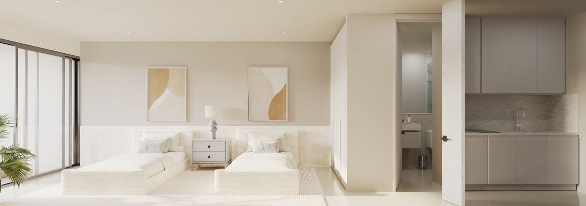 Coral Lake – Apartamentos en planos en Punta Cana, tipo suites, de 1 y 2 habs