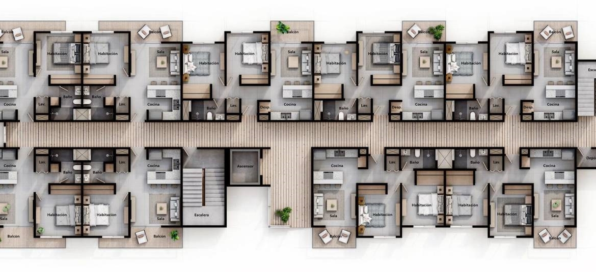 Apartamentos en construcción en Punta Cana- Solara at Ciudad del Sol