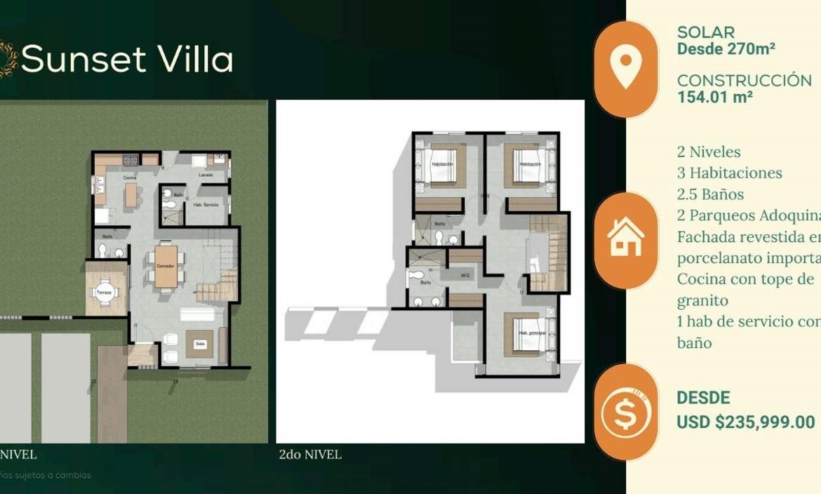 Ciudad del Sol – Sunset Gardens Casas y townhouses de bajo costo en Punta Cana