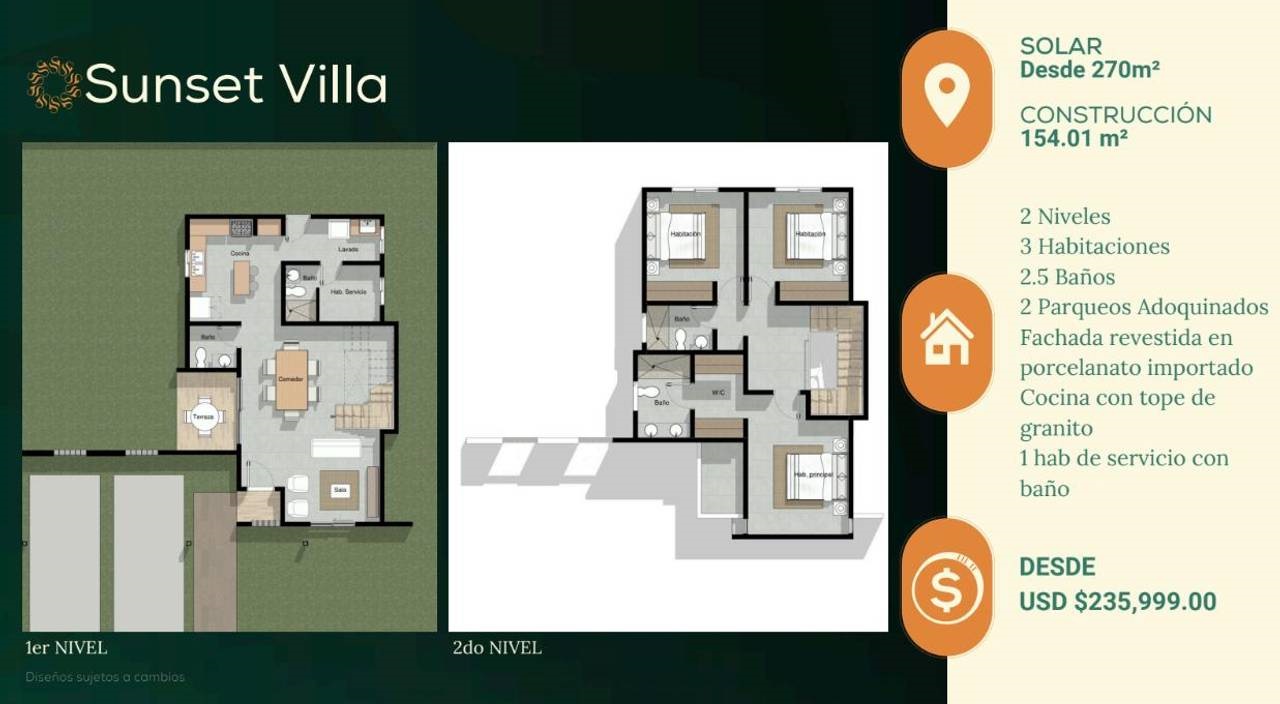 1A Ciudad del Sol – Sunset Gardens Casas y townhouses de bajo costo en Punta Cana