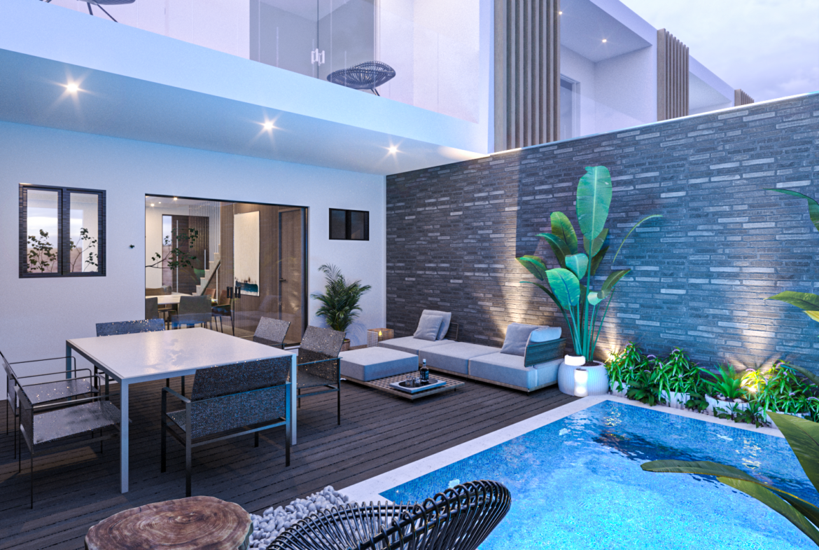 DORAL PARK Townhouses en el corazón de DownTown Punta Cana, comunidad cerrada.