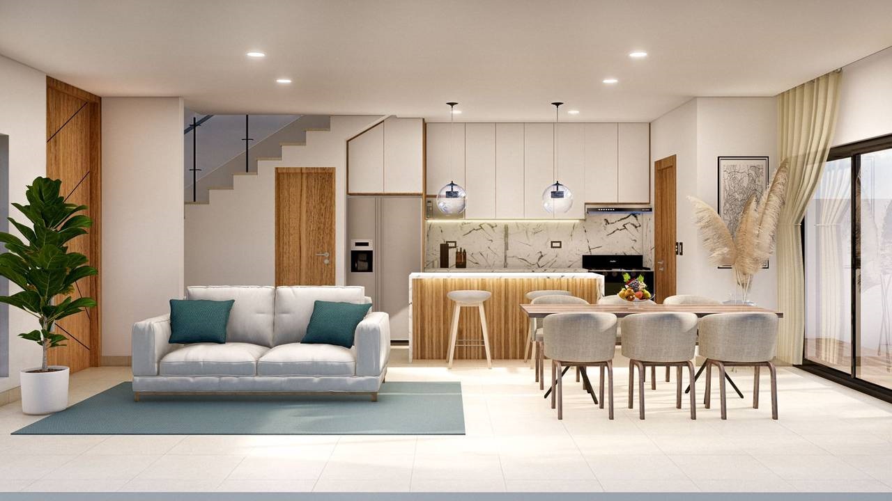 5 Townhouses Amelia II/White Sands únicos y exclusivos en Punta Cana