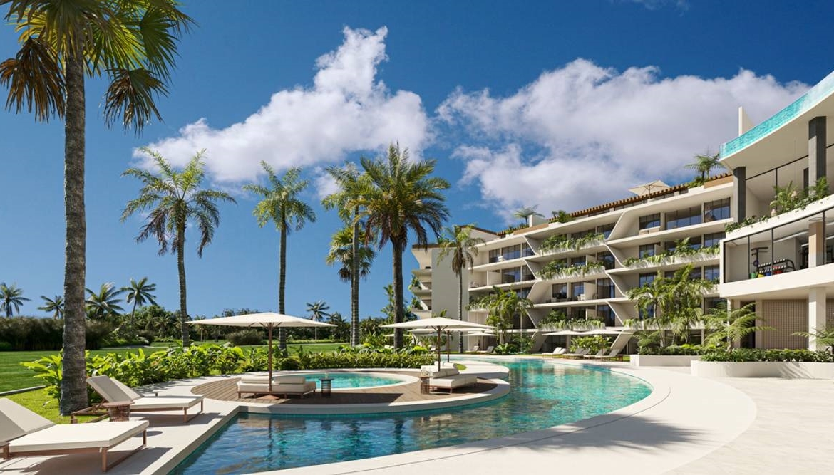 Coral Lake – Apartamentos en planos en Punta Cana, tipo suites, de 1 y 2 habs