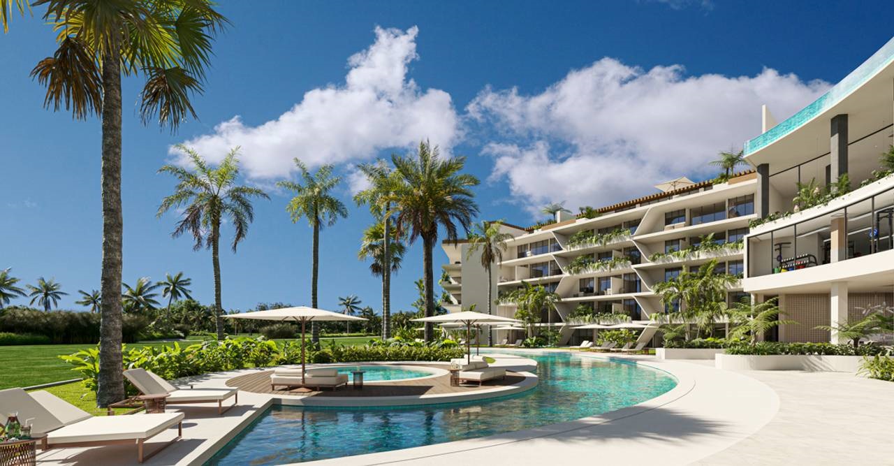 5A Coral Lake – Apartamentos en planos en Punta Cana, tipo suites, de 1 y 2 habs