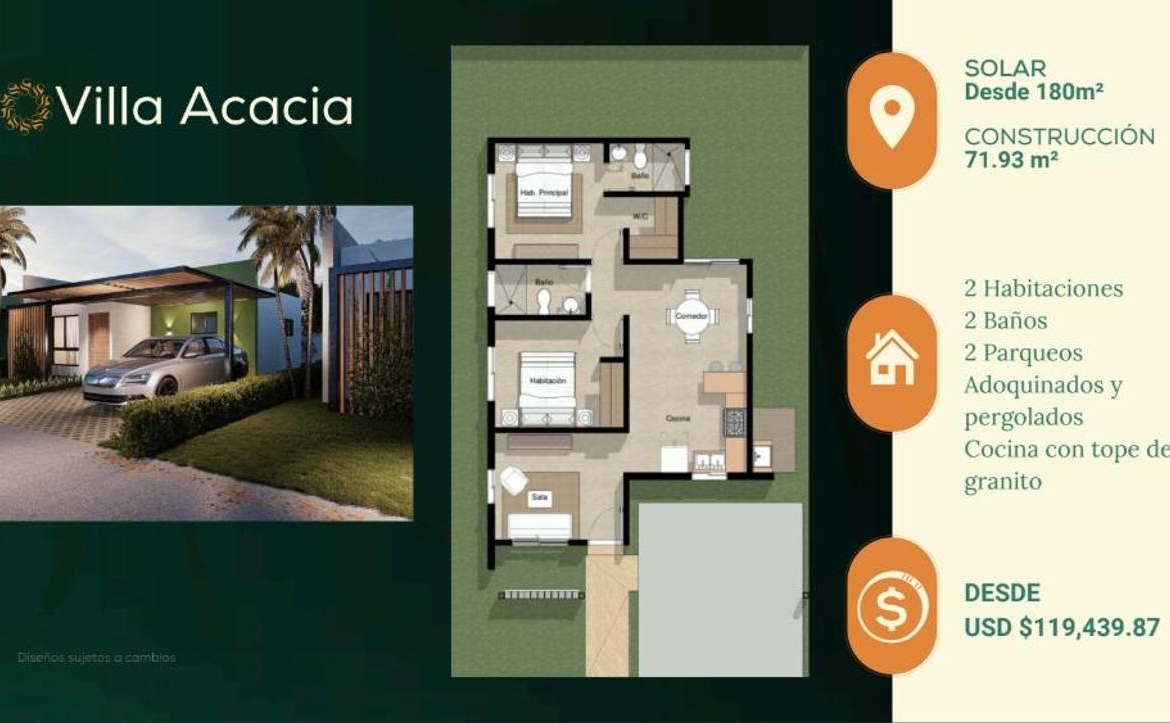 Ciudad del Sol – Sunset Gardens Casas y townhouses de bajo costo en Punta Cana
