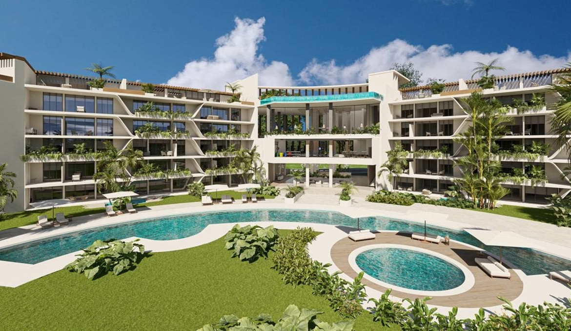 Coral Lake – Apartamentos en planos en Punta Cana, tipo suites, de 1 y 2 habs