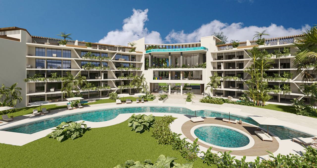 6A Coral Lake – Apartamentos en planos en Punta Cana, tipo suites, de 1 y 2 habs