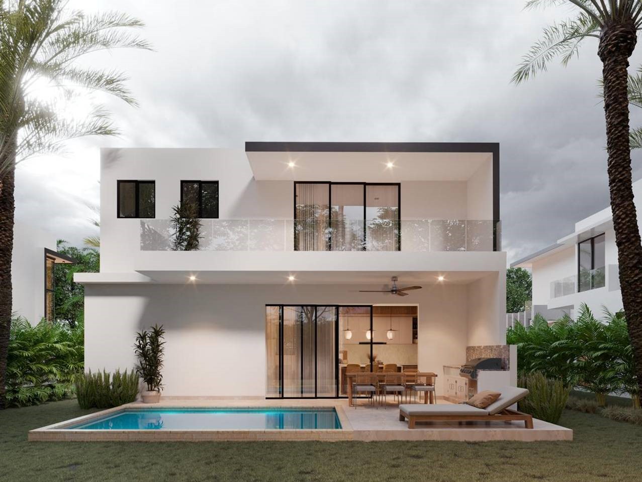 8 Kerry Luxury Villas exclusivas en planos en Bávaro Punta Cana