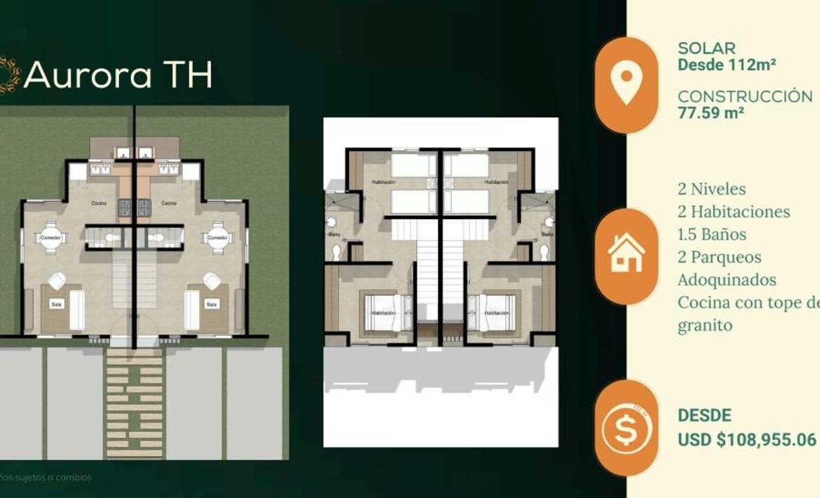 Ciudad del Sol – Sunset Gardens Casas y townhouses de bajo costo en Punta Cana