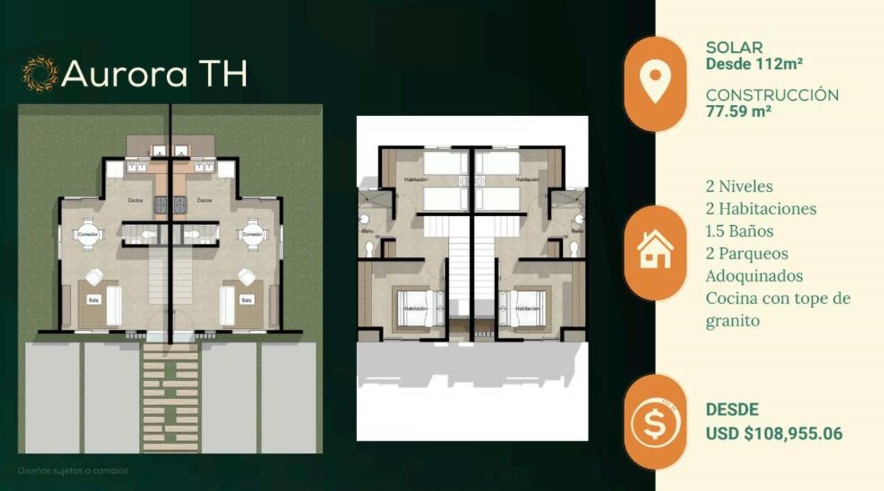 8A Ciudad del Sol – Sunset Gardens Casas y townhouses de bajo costo en Punta Cana