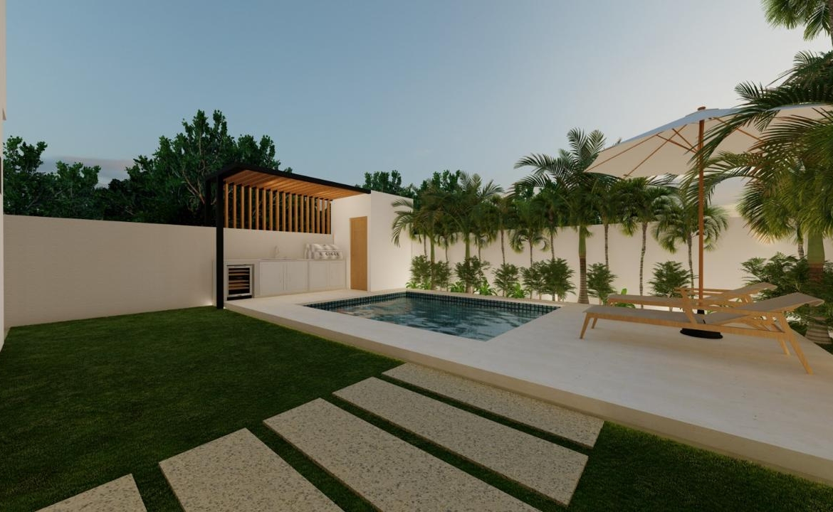 Villa Eva – individual elegante en Brisas de Punta Cana, en planos con entrega de 6 a 12 meses