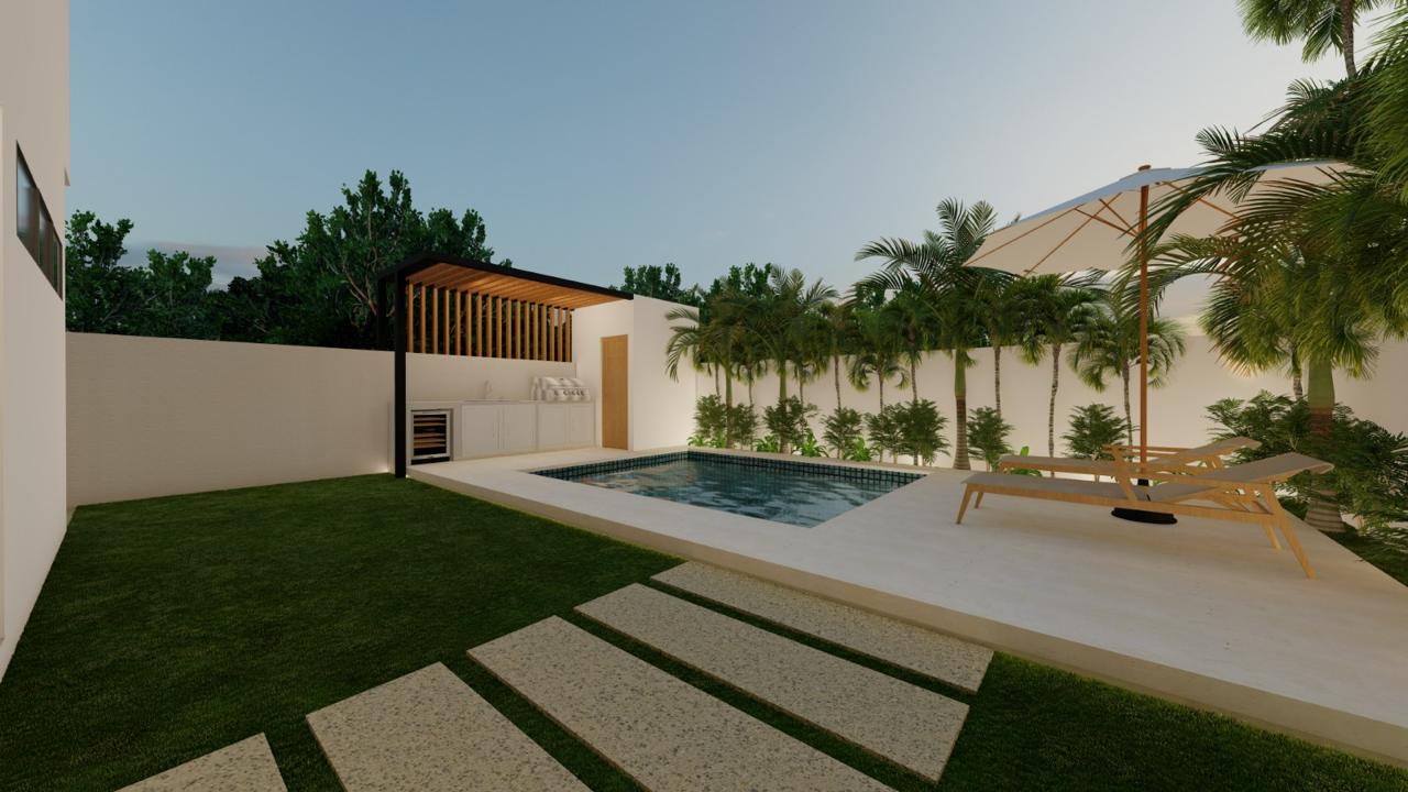 (9) Villa Eva – individual elegante en Brisas de Punta Cana, en planos con entrega de 6 a 12 meses