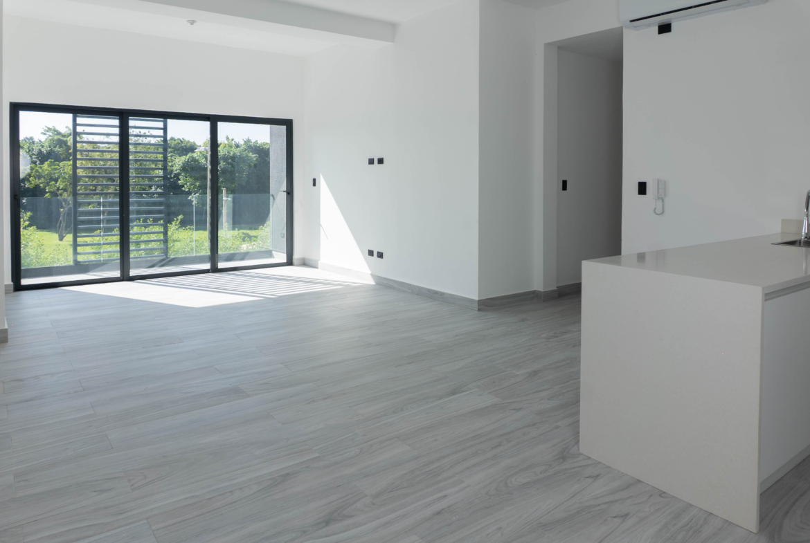 Green One II – Apartamentos de 1, 2 y 3 habs listos para entregar en Punta Cana, con Diseño Contemporáneo, Jardín Central y amenidades especiales