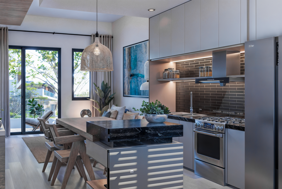ATZA LIVING, apartamentos en Vista Cana de 1 y 2 habitaciones, cerca de la playa artificial Punta Cana