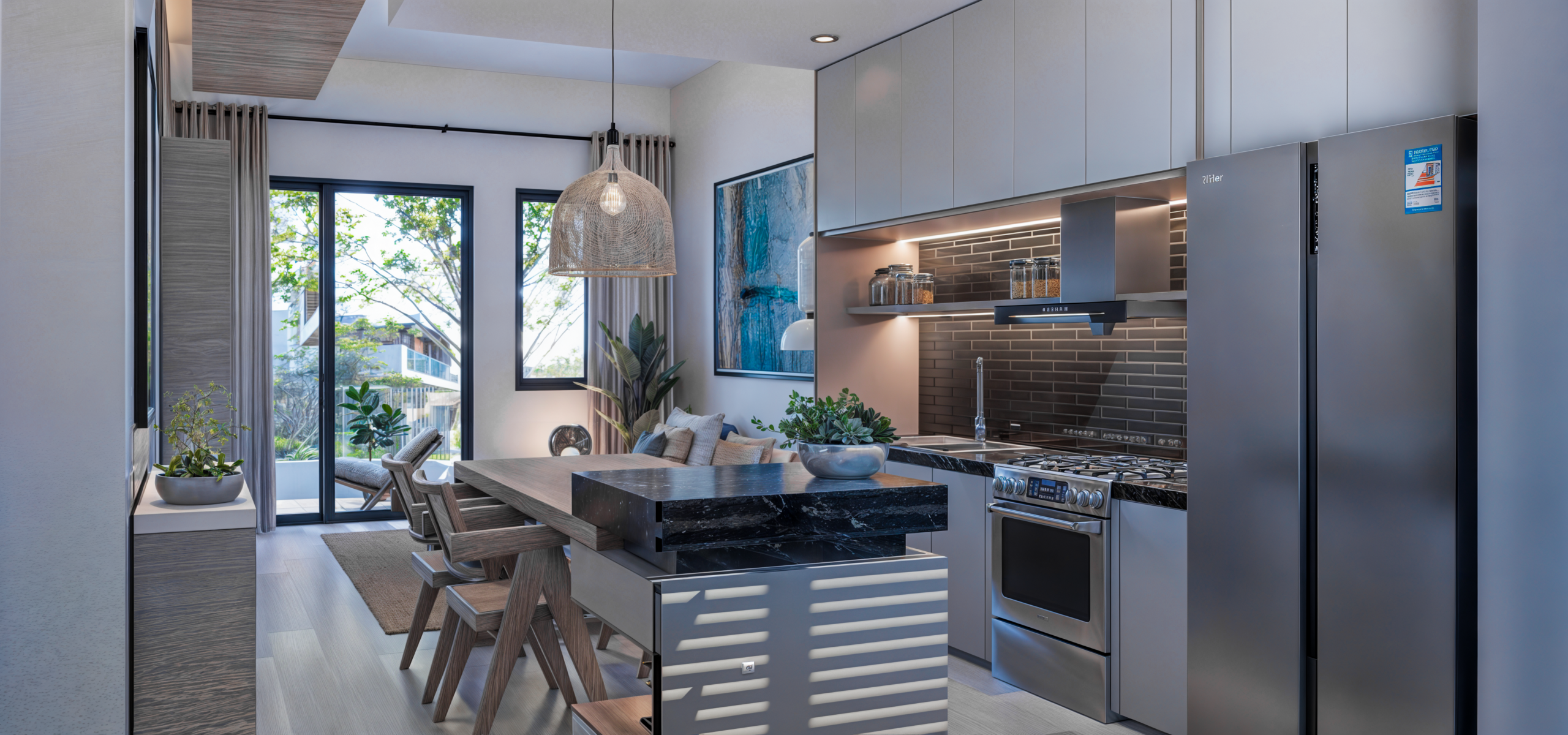 ATZA LIVING, apartamentos en Vista Cana de 1 y 2 habitaciones, cerca de la playa artificial Punta Cana