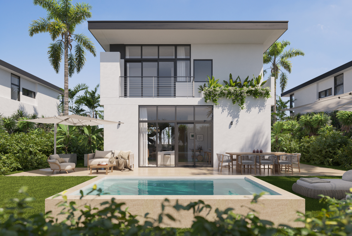 Modernas Villas Tropicales de 3 habitaciones en Vista Cana, Punta Cana