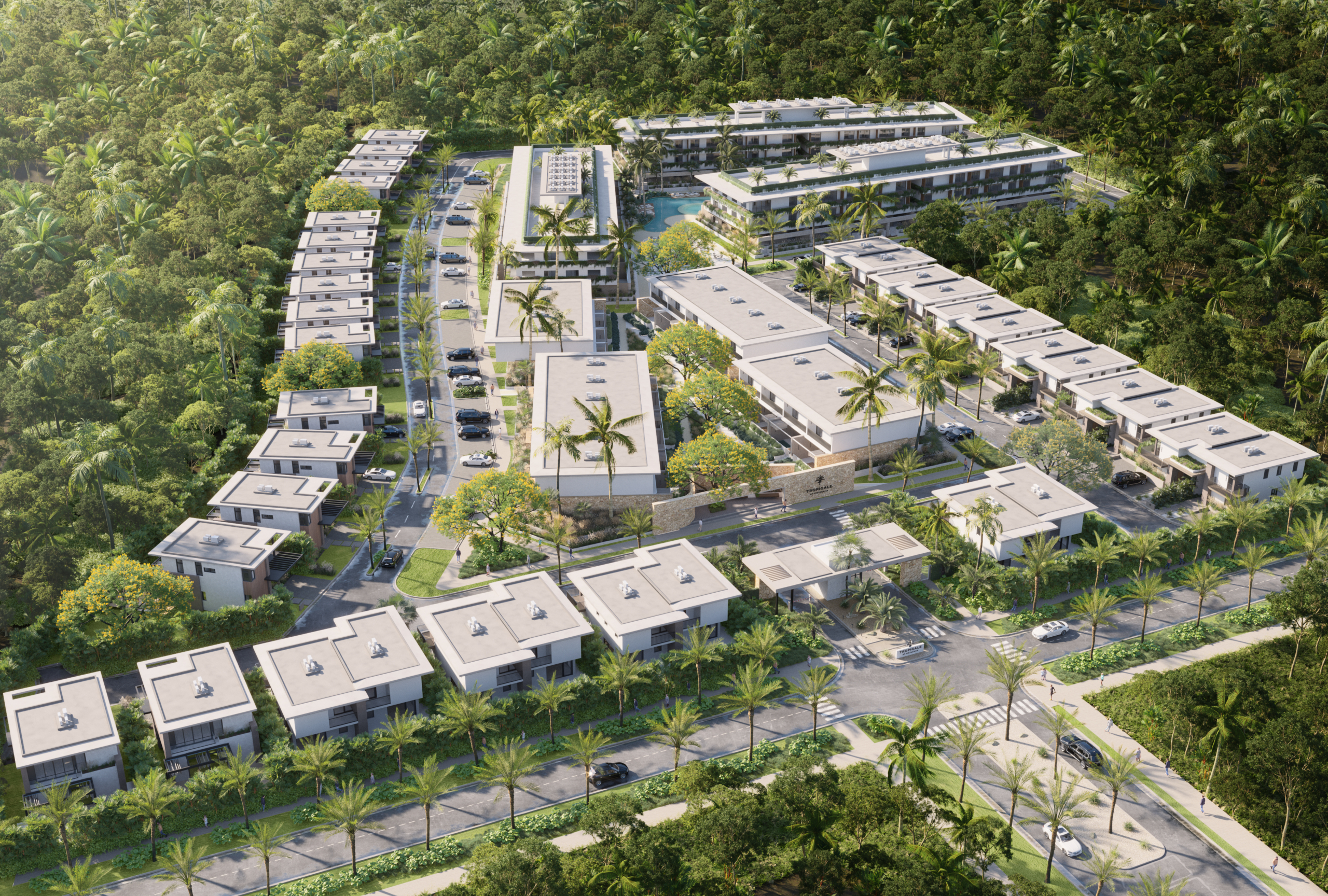 Tropicale – Visual Proyecto Modernas Villas Tropicales de 3 habitaciones en Vista Cana, Punta Cana