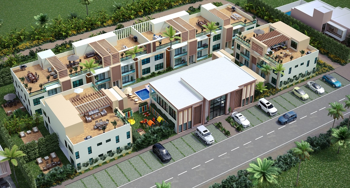 Apartamentos Punta Cana, ESTILO HOTEL. Sendero Residences